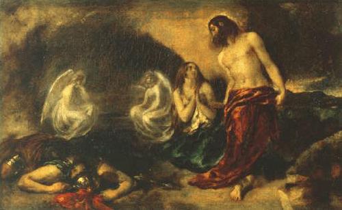 William Etty Christ Appearing to Mary Magdalene after the Resurrection oil painting image